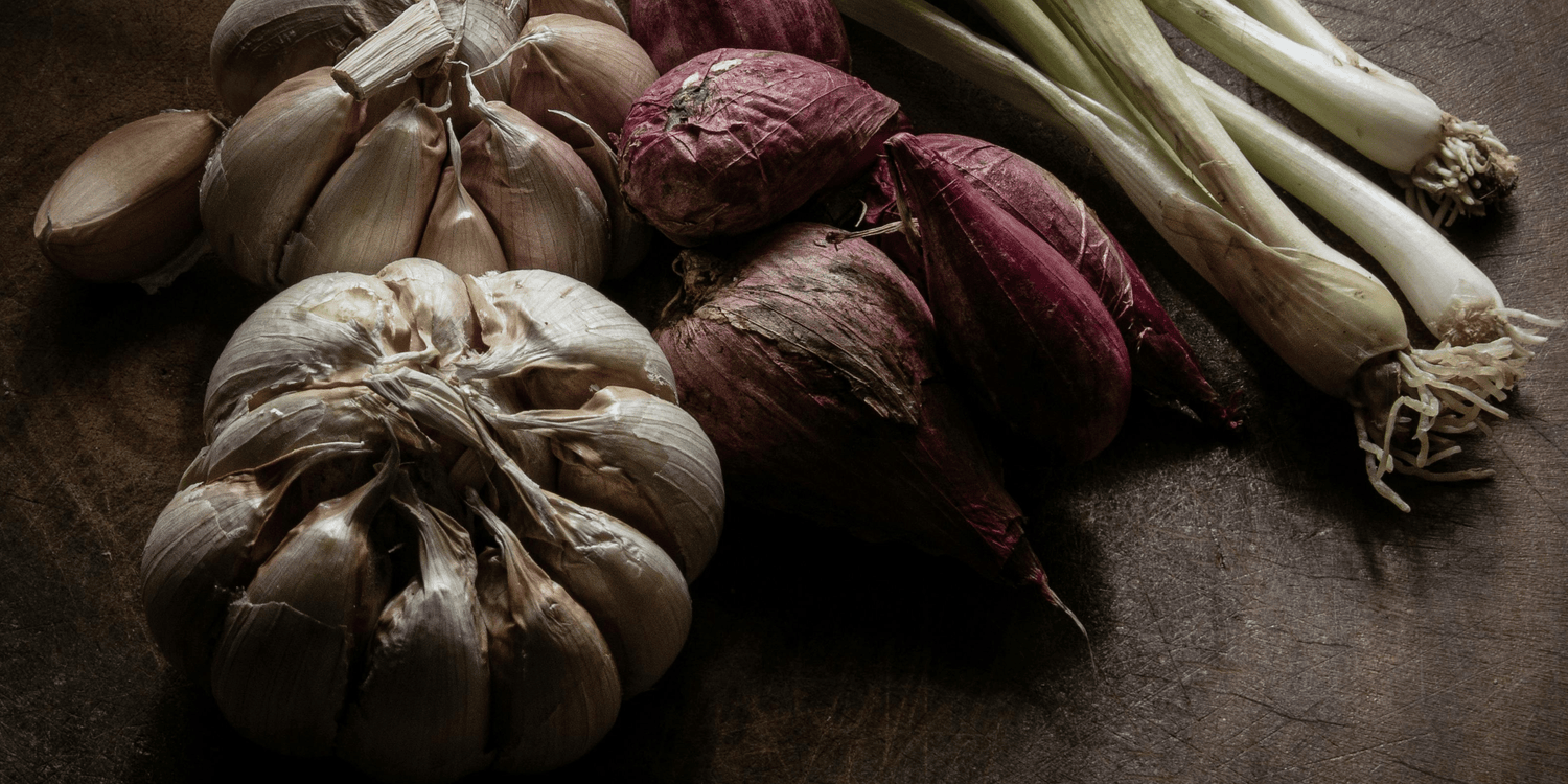 Onions, Shallots & Aussie Garlic